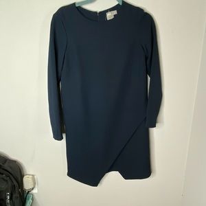 ASOS • Navy Sz 6 Long Sleeve Dress